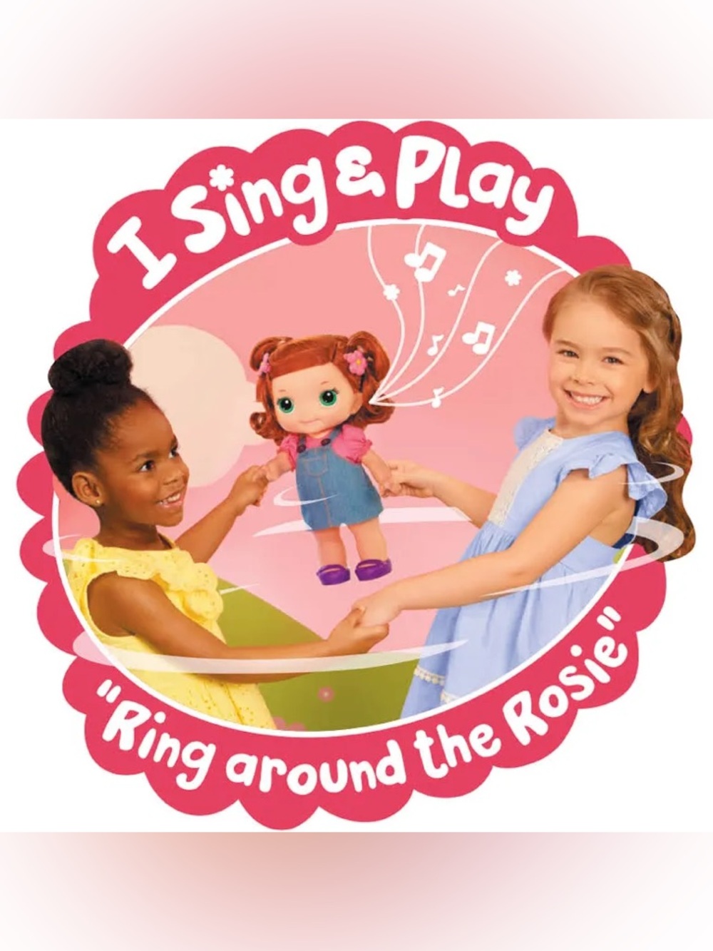 'Rosie' Singing Doll - Pink and Blue